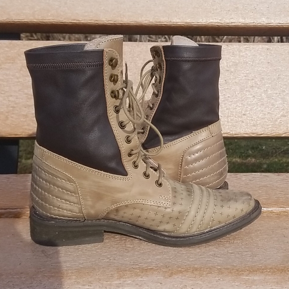 Free People Sounder combat boots size US 7 / 37 - Picture 5 of 9